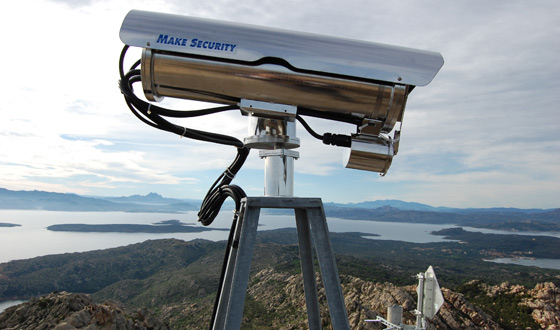 Mountain peak camera